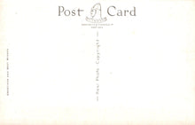 Load image into Gallery viewer, Back of a postcard with text and a logo on a white background
