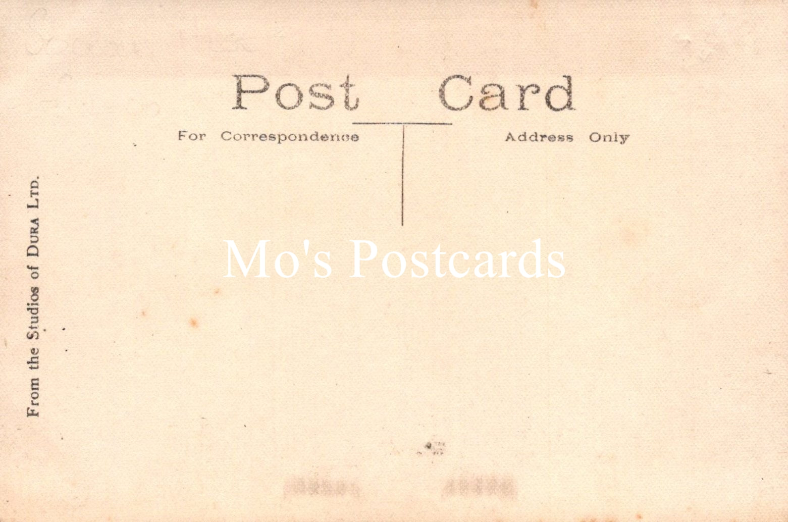 Vintage-style postcard on a beige background