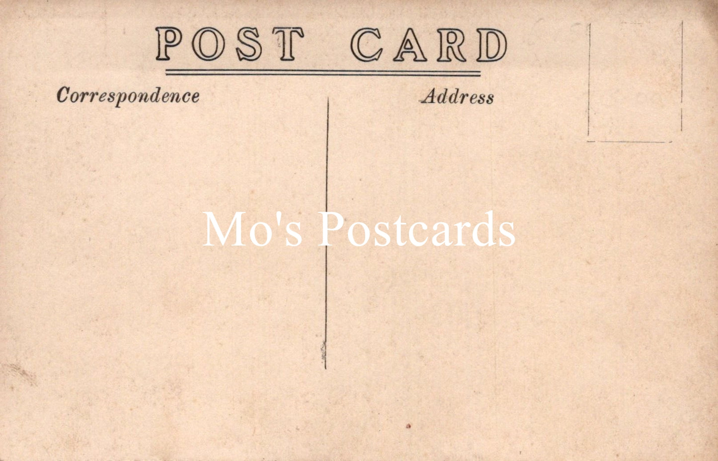 Vintage-style postcard on a beige background