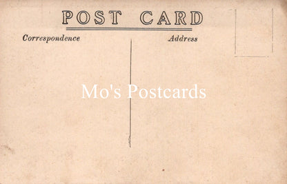 Vintage-style postcard on a beige background
