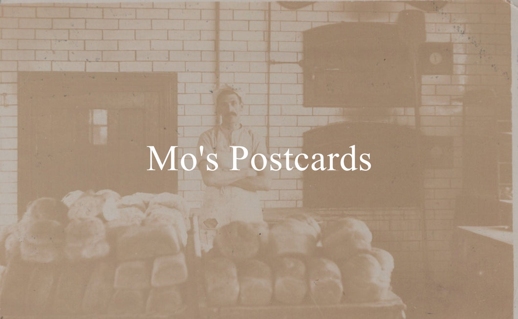 Social History Postcard - Baker, Baking Bread in The Bakery  SW19716