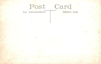 Vintage-style postcard with 'For Correspondence Address Only' text on a textured beige background