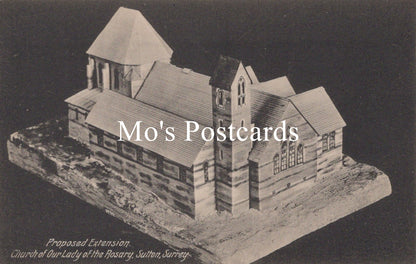 London Postcard - Church of Our Lady of The Rosary, Sutton   SW19721 