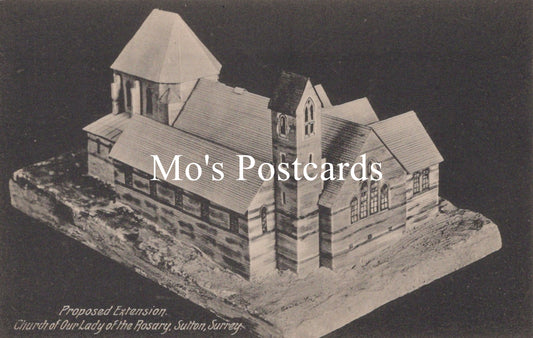 London Postcard - Church of Our Lady of The Rosary, Sutton   SW19721 