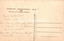 Load image into Gallery viewer, Vintage postcard from the Exposition Internationale Paris 1937
