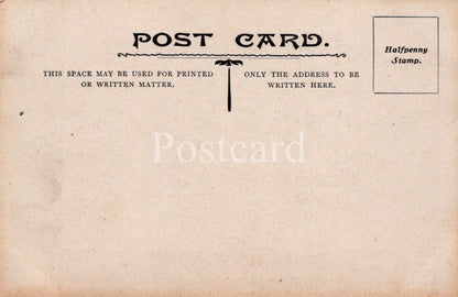 Vintage-style postcard with typographic design  