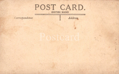 Vintage-style postcard with text on a beige background