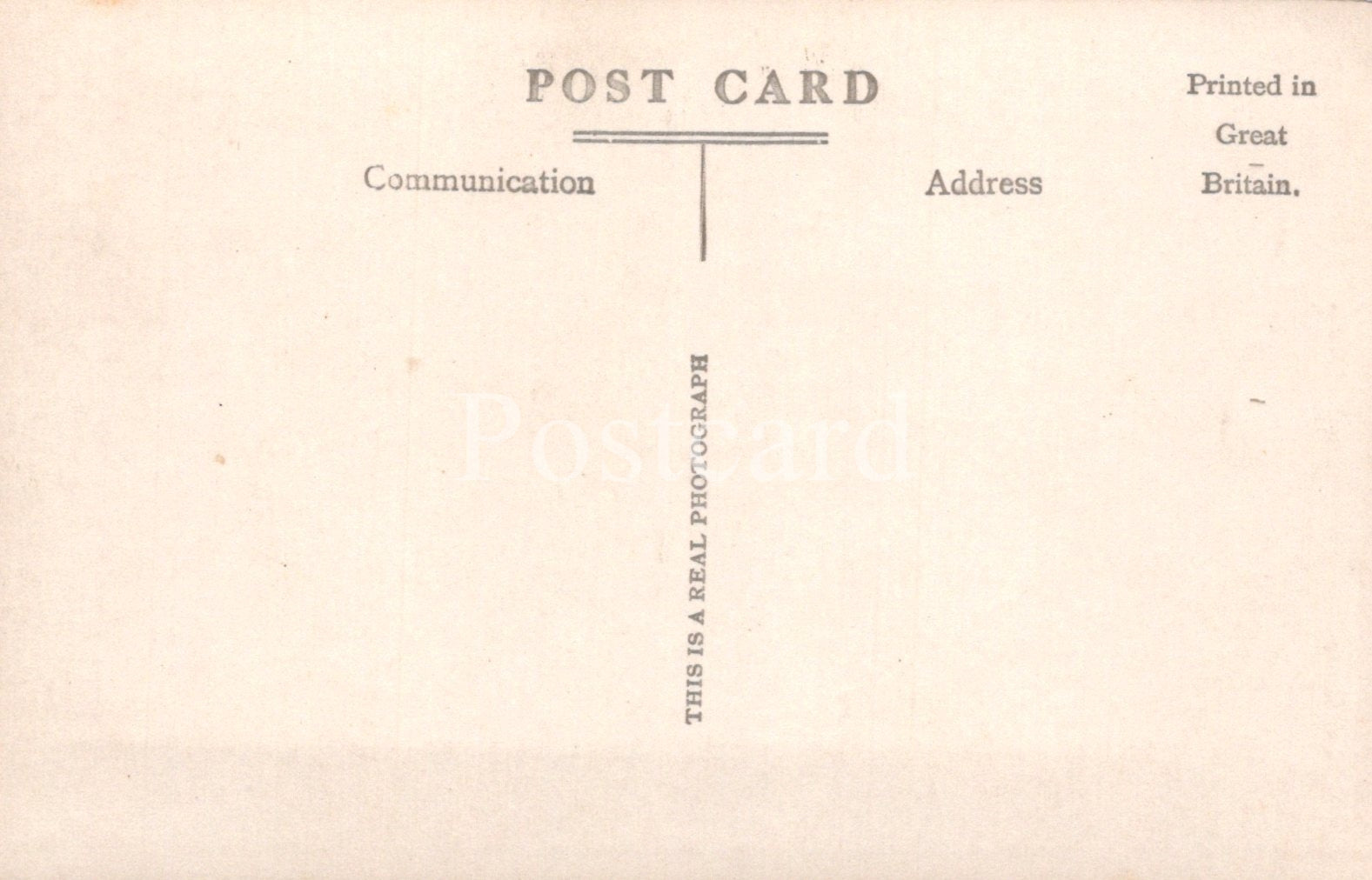 Vintage postcard with text on a beige background