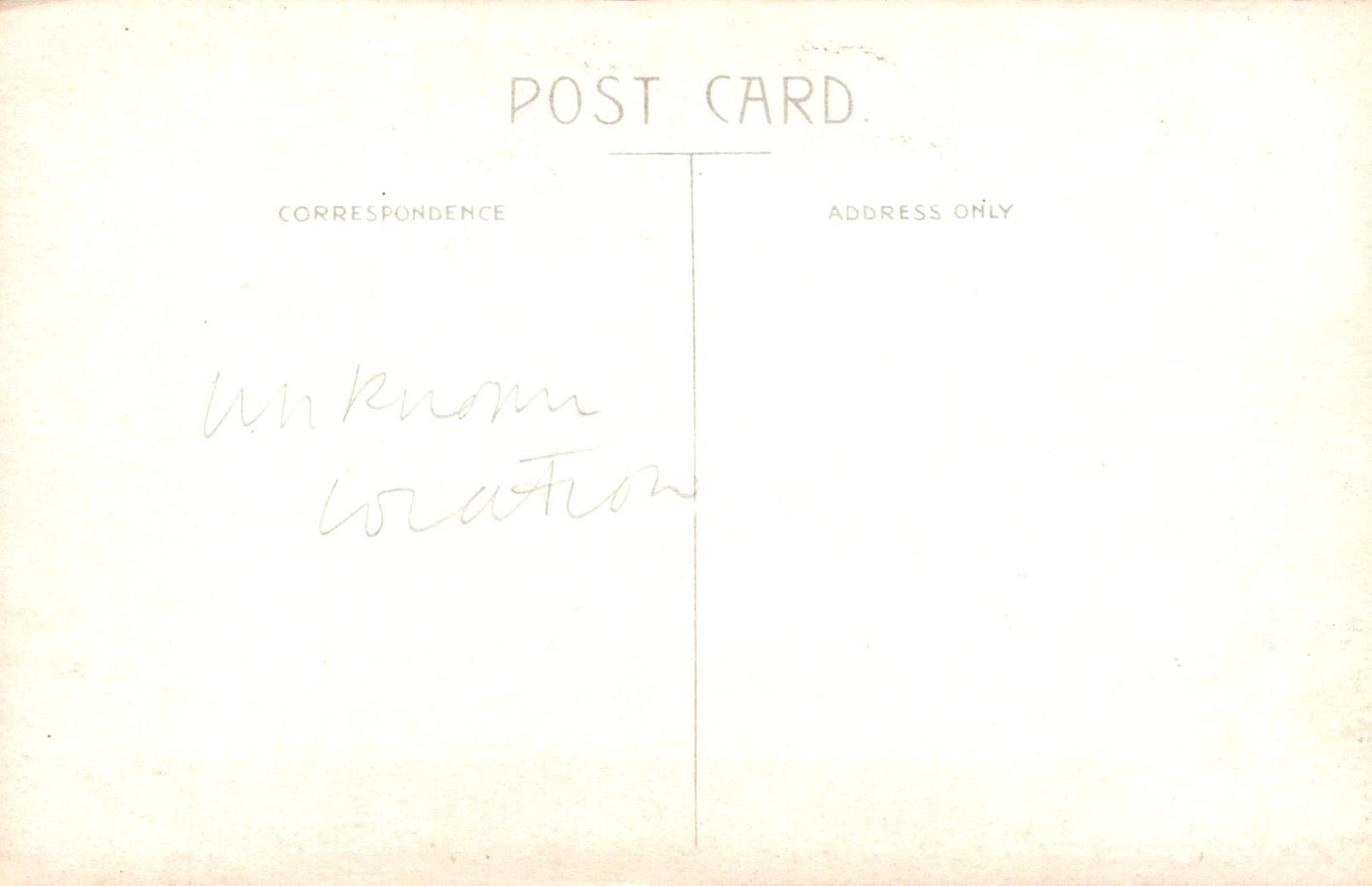 Vintage-style postcard with 'Post Card' text and a gradient background