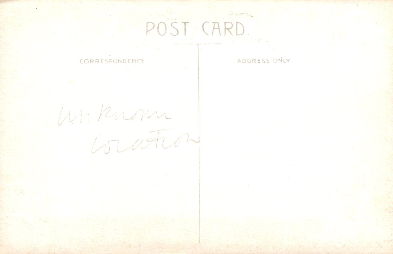 Vintage-style postcard with 'Post Card' text and a gradient background