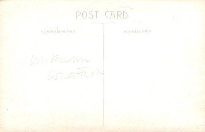 Vintage-style postcard with 'Post Card' text and a gradient background