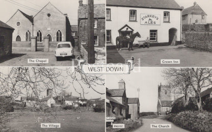 Devon Postcard -  Views of West Down Village  SW20570 