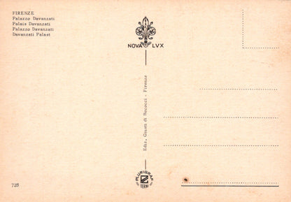 Vintage-style postcard with decorative elements and text on a beige background