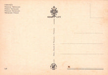 Load image into Gallery viewer, Vintage-style postcard with decorative elements and text on a beige background
