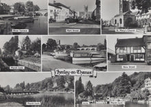Load image into Gallery viewer, Collage of black and white photographs of Henley-on-Thames featuring various landmarks.
