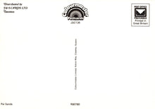 Load image into Gallery viewer, Back of a postcard with &#39;Colourmaster Postcards&#39; branding and text.
