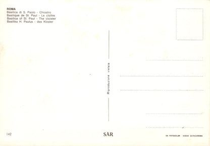 Back of a postcard with text and a white background