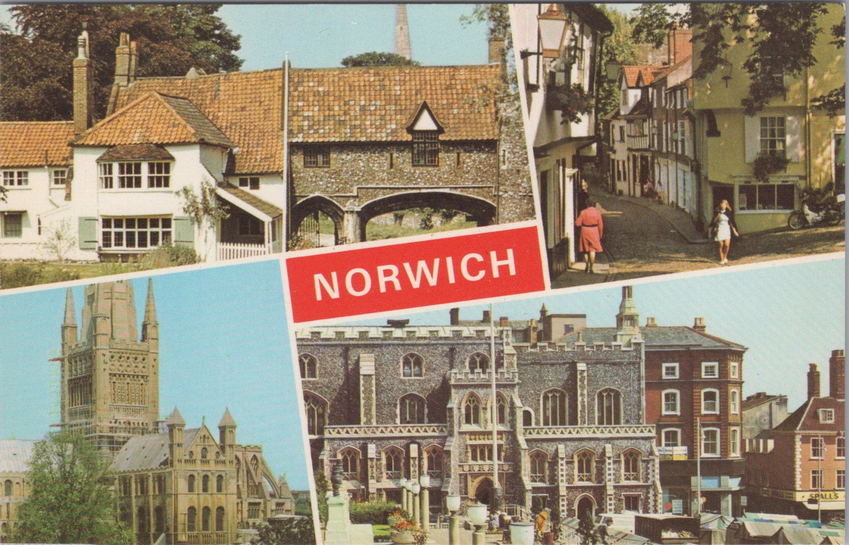 Norfolk Postcard - Views of Norwich  SW17634