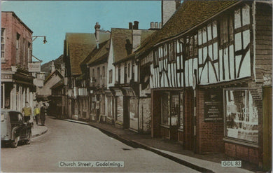 Surrey Postcard - Church Street, Godalming  SW17643