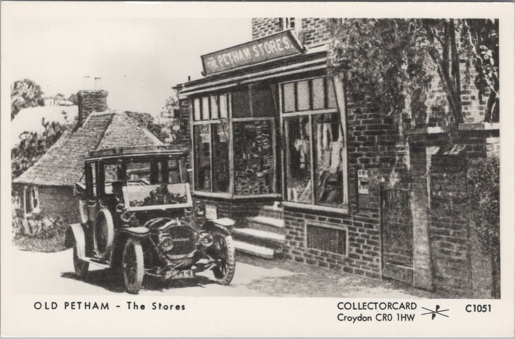 Kent Postcard - Old Petham Village, The Stores SW17645