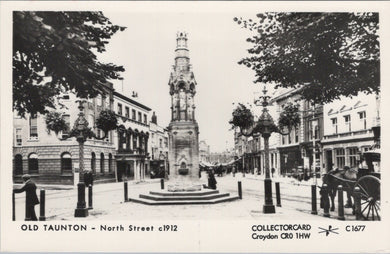 Somerset Postcard - Old Taunton, North Street c1912 - SW17647