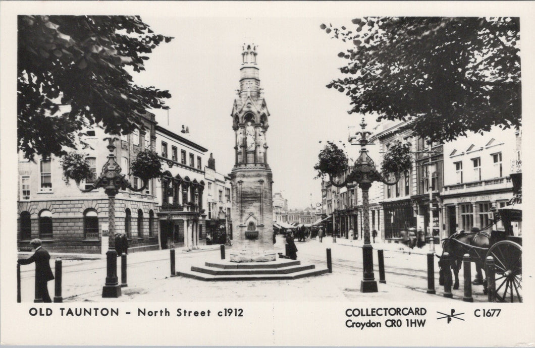 Somerset Postcard - Old Taunton, North Street c1912 - SW17647