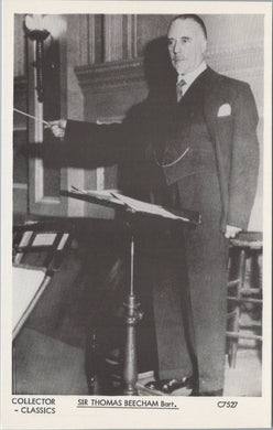 Music Postcard - Sir Thomas Beecham Bart, English Conductor SW17690