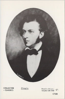 Music Postcard - Frederic Chopin, Polish Composer SW17691