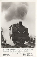 Load image into Gallery viewer, Railways Postcard - K &amp; E.S.R. &quot;Maunsell&quot; Storms into Rolvenden Yard SW17696

