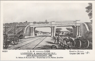 Railways Postcard - Liverpool and Manchester Railway  SW17697