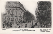 Load image into Gallery viewer, France Postcard - Vieux Paris, Boulevard Saint-Martin c1906 - SW17698
