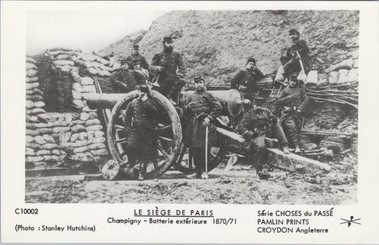 French Military Postcard - Le Siege De Paris, Champigny SW17700