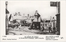 Load image into Gallery viewer, France Postcard - The Siege of Paris, Buildings in Ruins  SW17980
