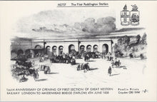 Load image into Gallery viewer, Railways Postcard - The First Paddington Train Station  SW17984

