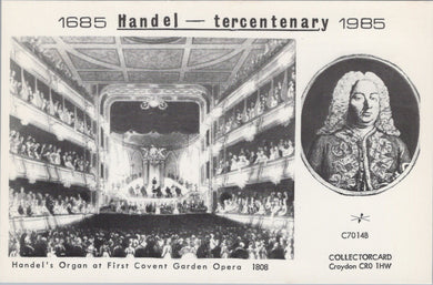 Music Postcard - Composer George Frideric Handel  SW17987