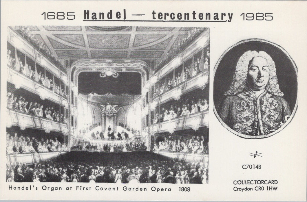 Music Postcard - Composer George Frideric Handel  SW17987
