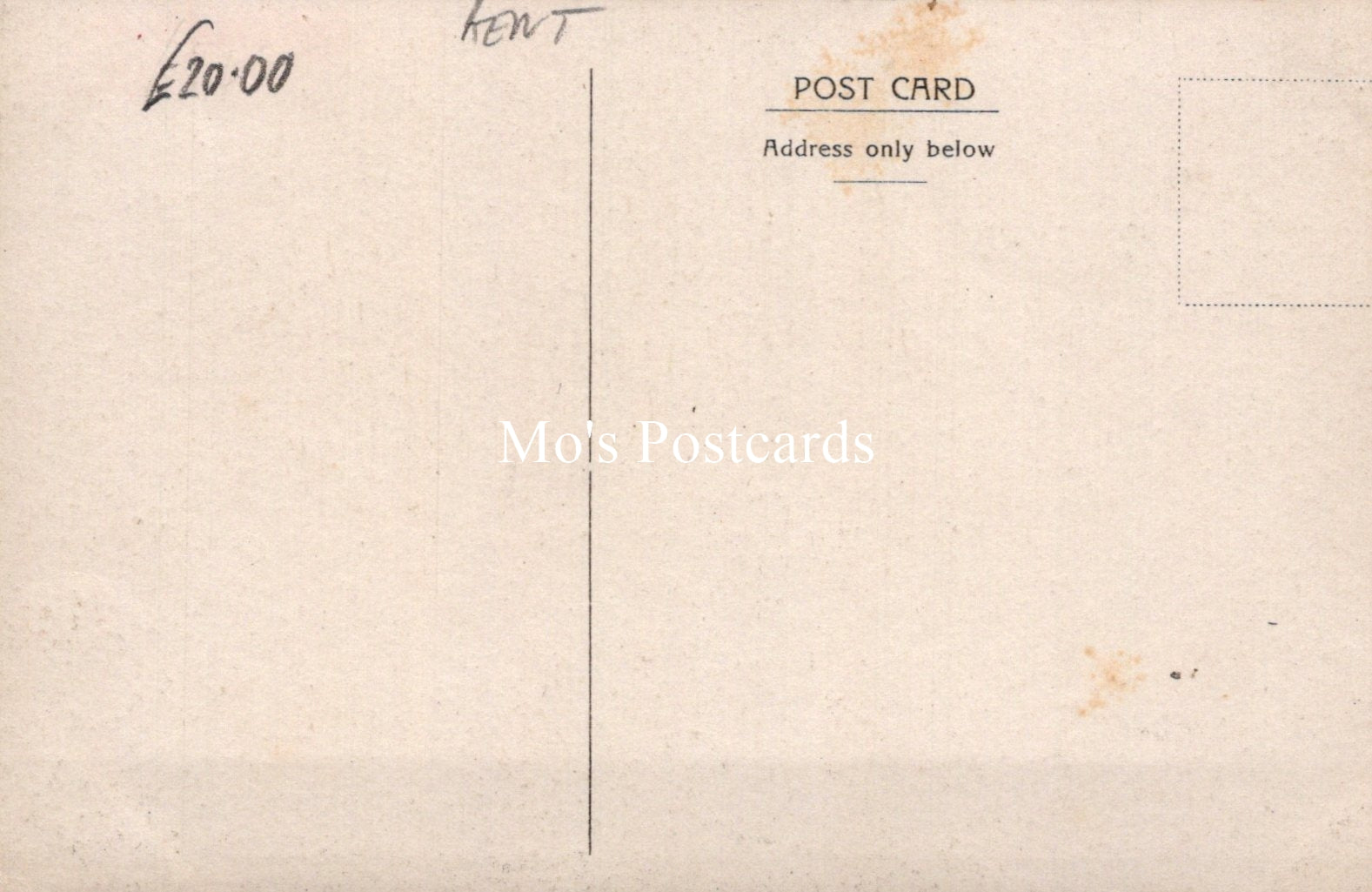Kent Postcard - The Great Fire, Denniss Paine & Co, Maidstone SW19248