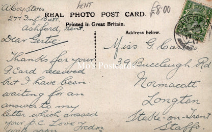 Kent Postcard - East Hill, Ashford   SW19249