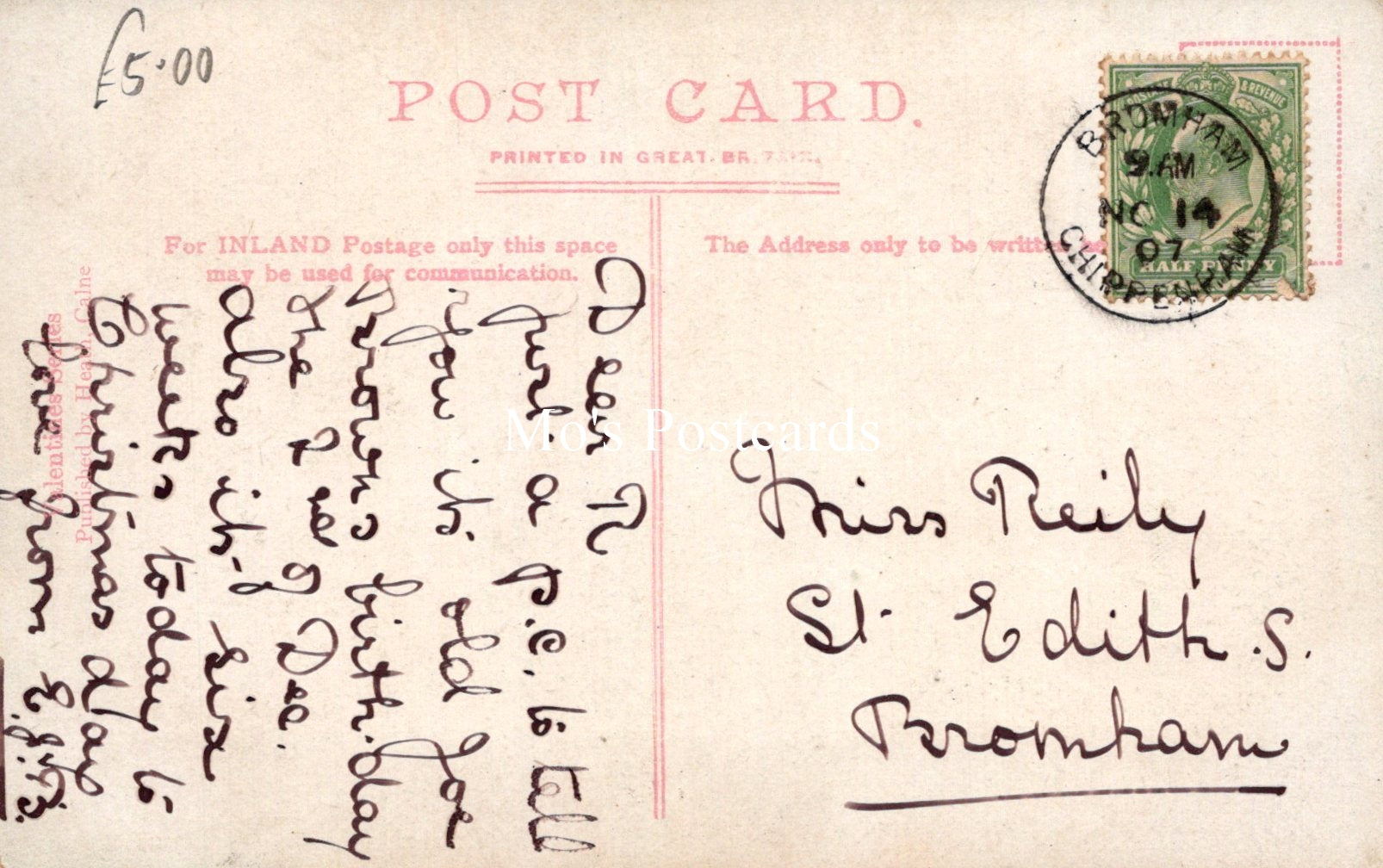 Wiltshire Postcard - Wessington Avenue, Calne  SW19251