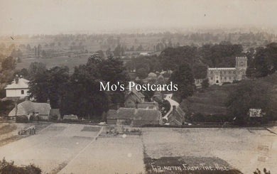 Wiltshire Postcard - Edington From The Hill  SW19254