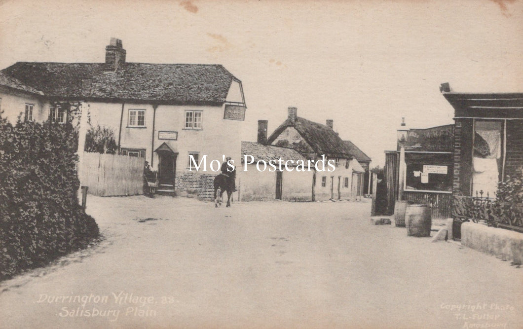 Wiltshire Postcard - Durrington Village, Salisbury Plain  SW19258