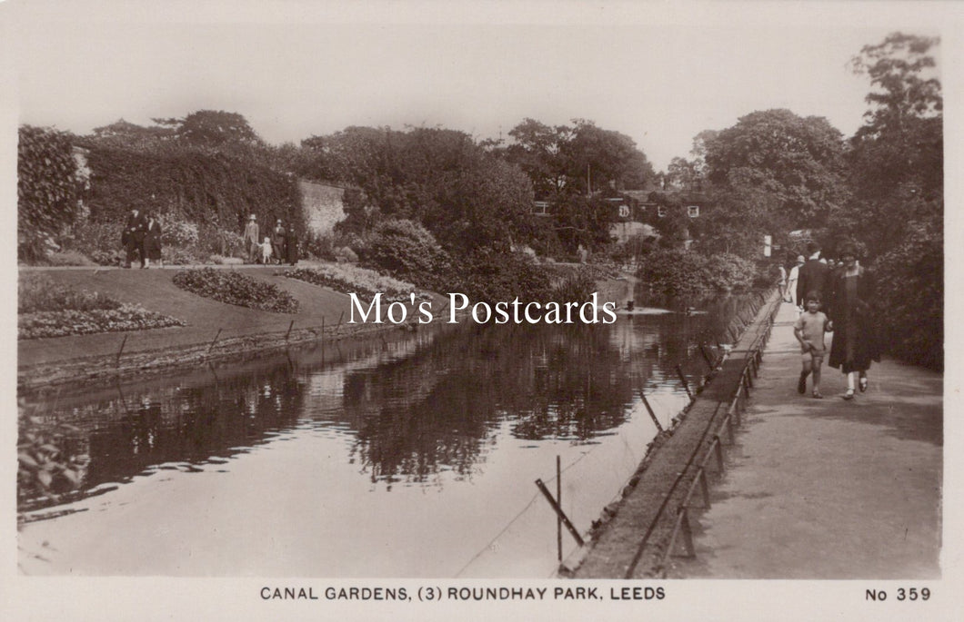 Yorkshire Postcard - Leeds, Canal Gardens, Roundhay Park SW19263