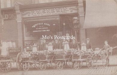 London Postcard - F.W.Snewin Dairy Farmer, 329 Lea Bridge Road SW19265