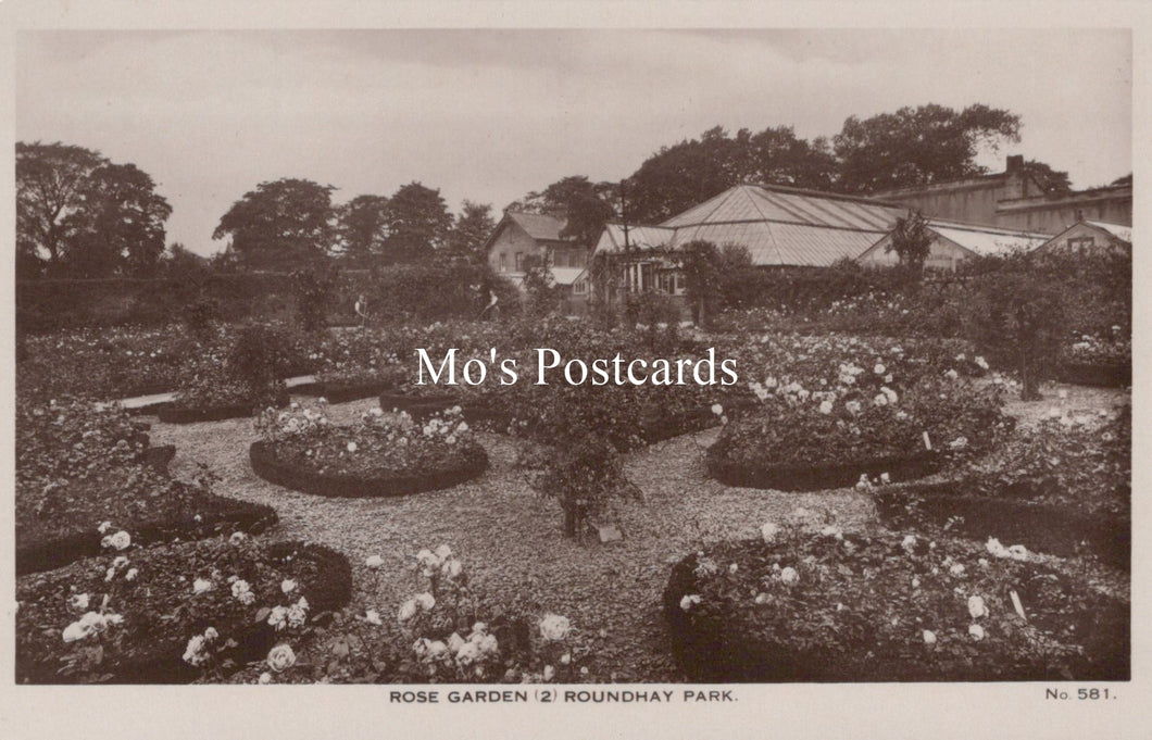Yorkshire Postcard - Rose Garden, Roundhay Park, Leeds SW19278