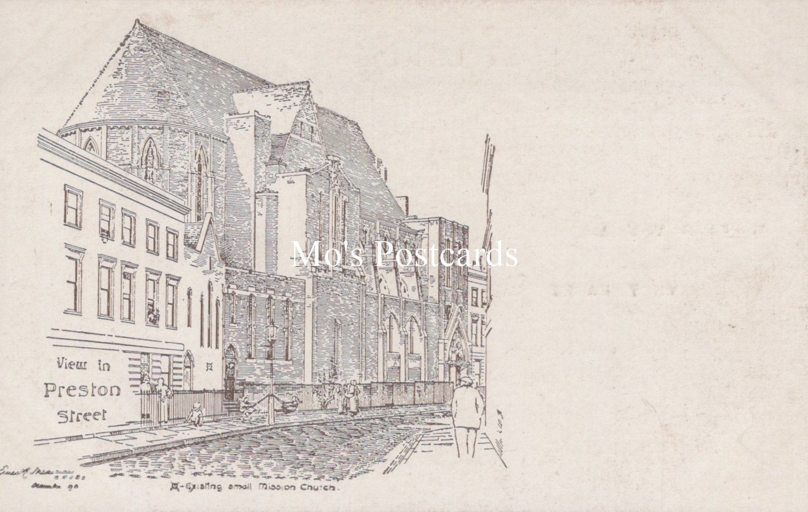 Lancashire Postcard? - View in Preston Street  SW19281 