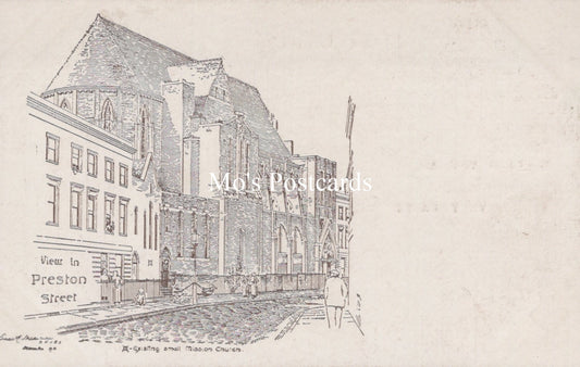 Lancashire Postcard? - View in Preston Street  SW19281 
