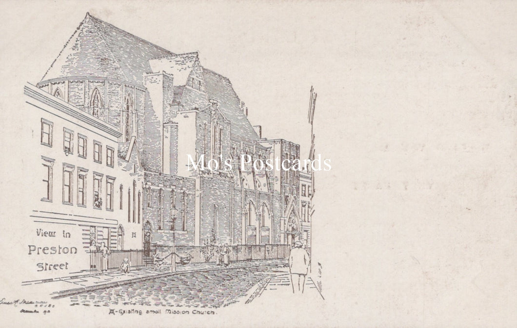 Lancashire Postcard? - View in Preston Street  SW19281 