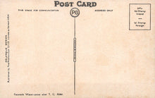 Load image into Gallery viewer, Vintage postcard with typographic design and space for communication.
