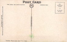 Load image into Gallery viewer, Vintage postcard with typographic design and &#39;PC&#39; logo

