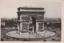 Load image into Gallery viewer, Vintage black and white photo of the Arc de Triomphe in Paris
